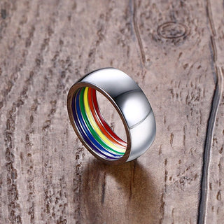 Inside Rainbow LGBT Ring