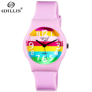 Jelly Rainbow Silicone Wristwatch