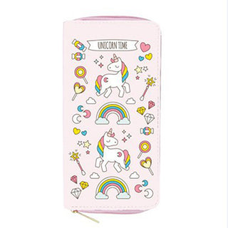 Cartoon Unicorn  Long Wallet