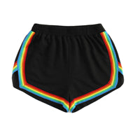 Rainbow Tape Trim Shorts