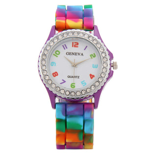 Silicone Rainbow Watch