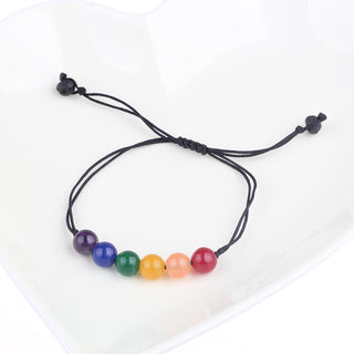 Rainbow Stones LGBT Bracelets