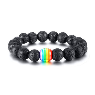 Lava Stone Strand Bracelets