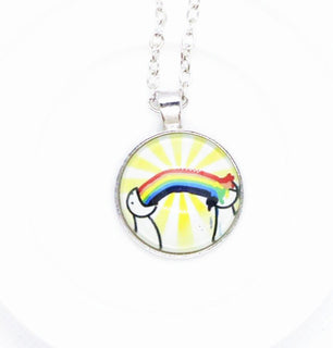 Rainbow Choker Necklace