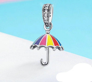 Rainbow Umbrella Pendant