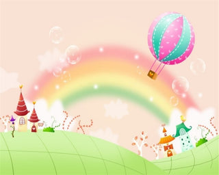 Rainbow Air Balloon Wallpaper