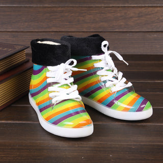 Rainbow Ankle Boots