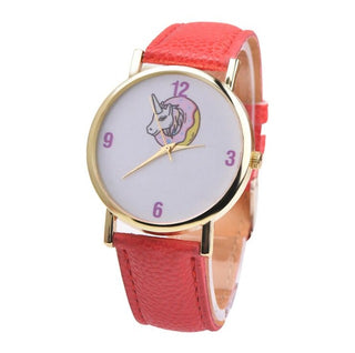 Unicorn Rainbow Leather Watch