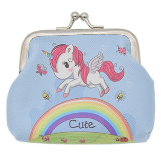 Unicorn Rainbow Flowers Wallet